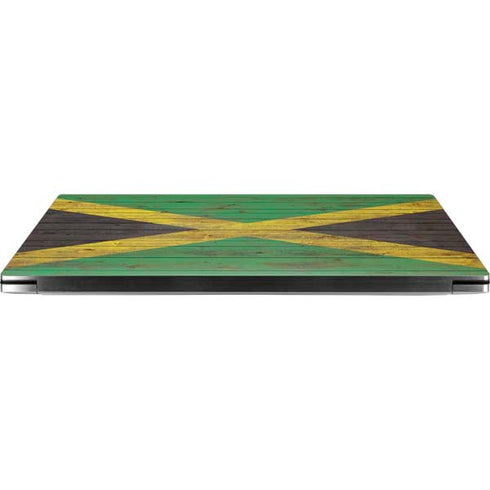 Jamaican Flag Dark Wood Dell XPS Skin